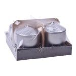 VELA PRATEADA 8CM CX4 VELA PRATEADA 8CM CX4