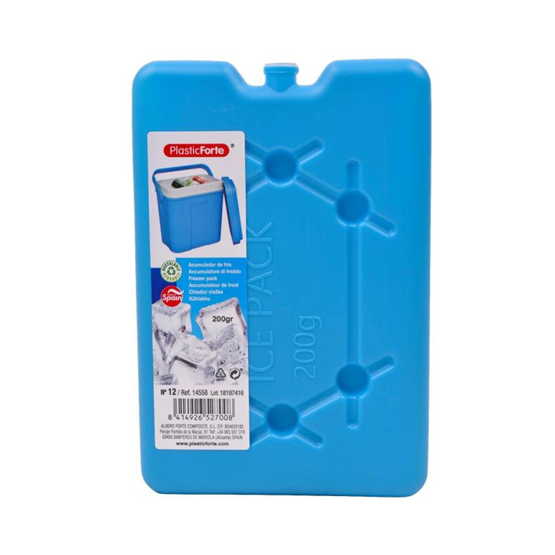 ACUMULADOR DE FRIO Nº 12 200 G 14558 ACUMULADOR DE FRIO Nº 12 200 G 14558