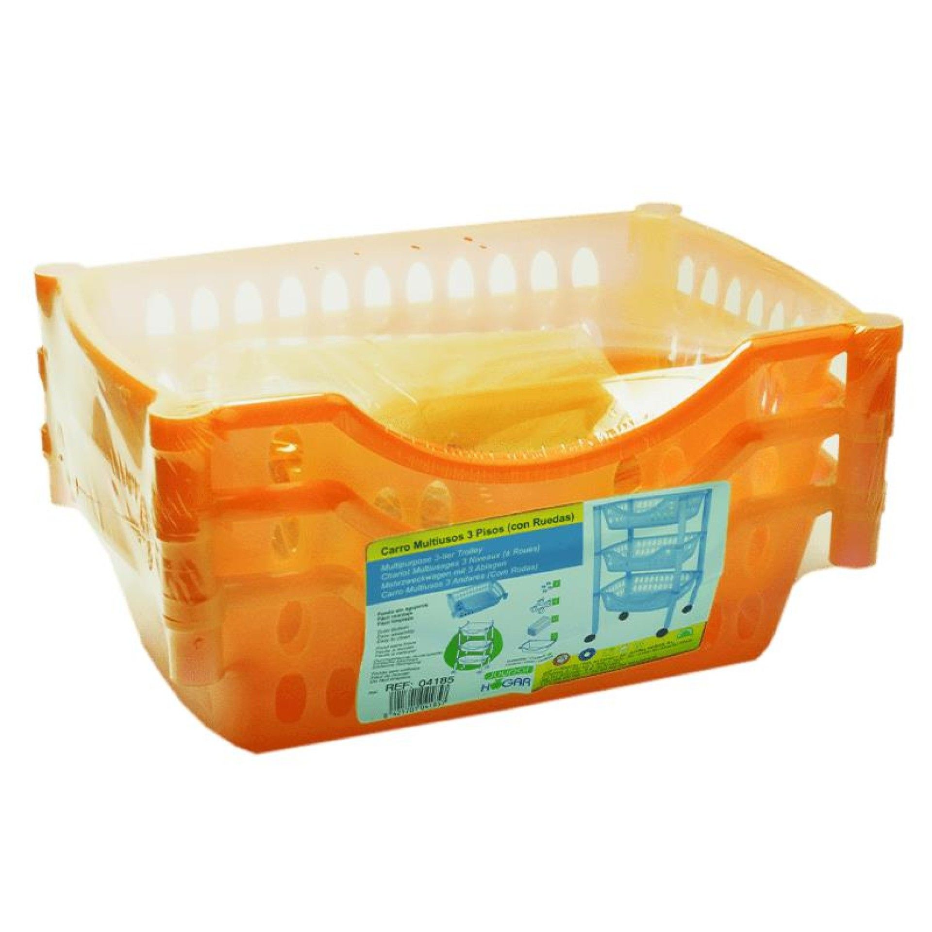 CARRO MULTIUSOS PLASTICO BRANCO 01185 CX8 CARRO MULTIUSOS PLASTICO BRANCO 01185 CX8