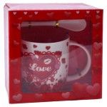 SET CANECA E COLHER 8,5X9 2645-110-01 CX72