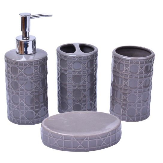 CONJ BANHO 4 PCS 1207-015 CX24 CONJ BANHO 4 PCS 1207-015 CX24