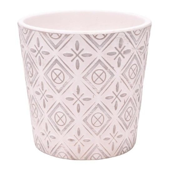 VASO CERAMICA CINZA 25216 VASO CERAMICA CINZA 25216