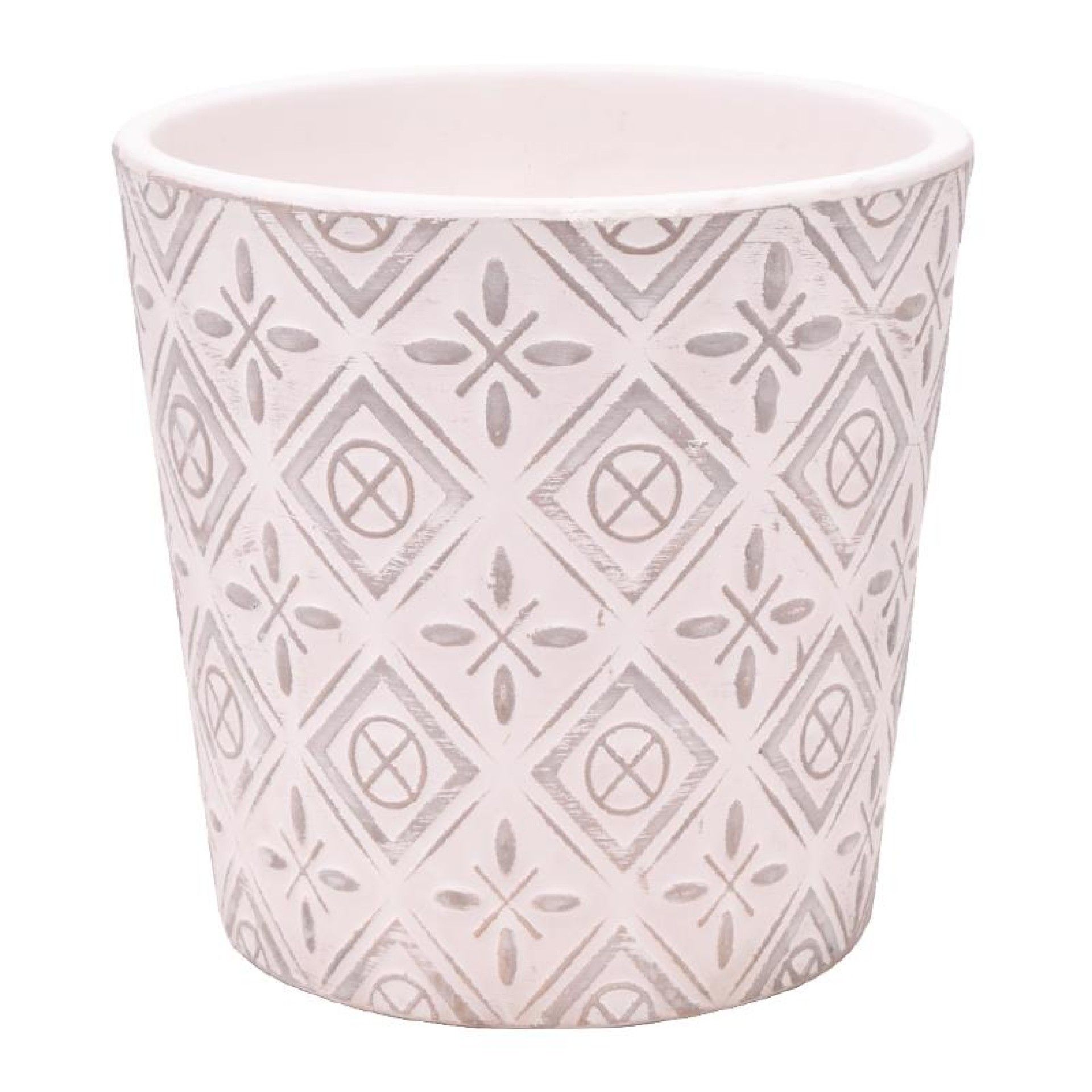 VASO CERAMICA CINZA 25216 VASO CERAMICA CINZA 25216