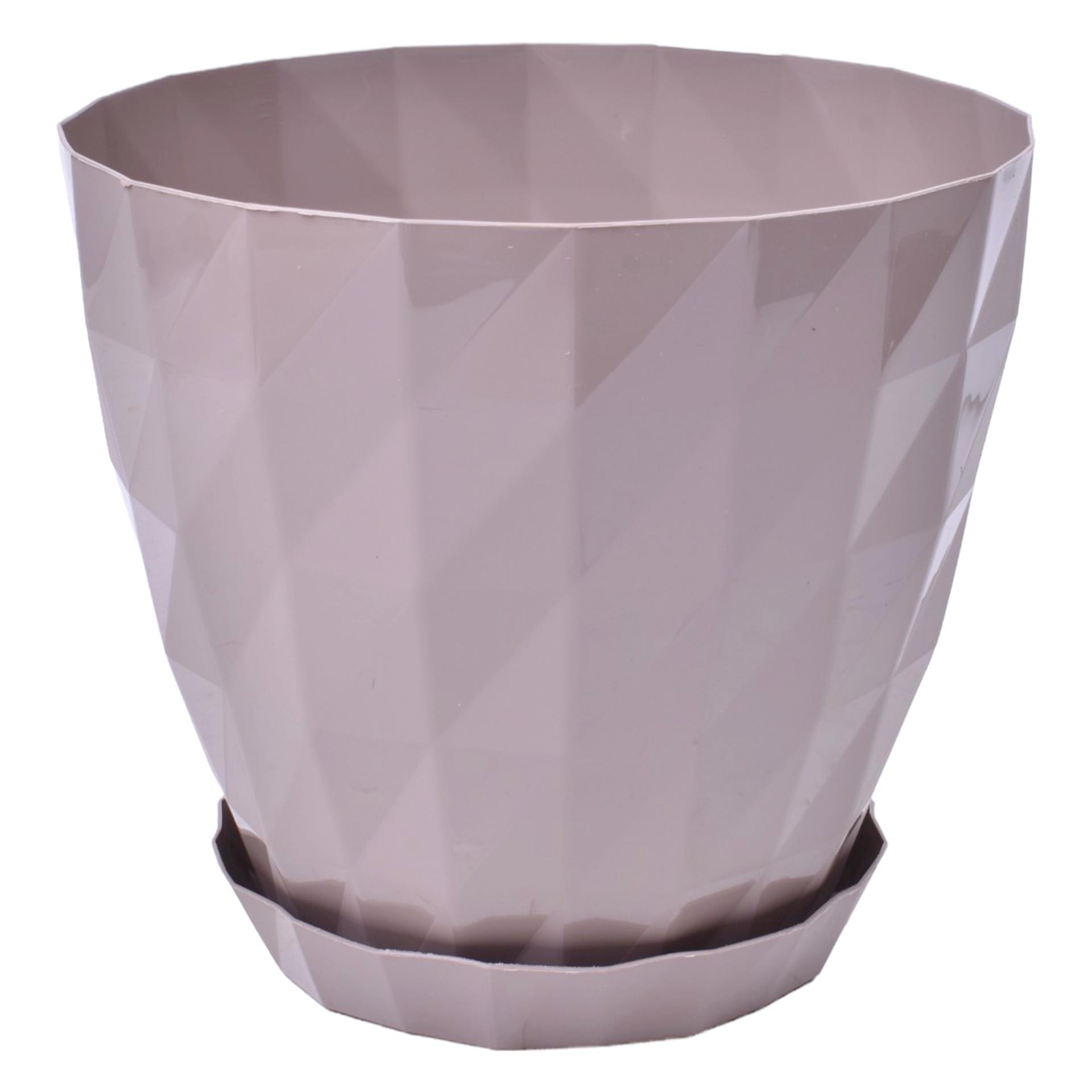 VASO C/PRATO 16X16X14,5CM KRT3 510-24 CX36 VASO C/PRATO 16X16X14,5CM KRT3 510-24 CX36