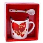 SET CANECA E COLHER 7,2X7,2 2645-109-09 CX120