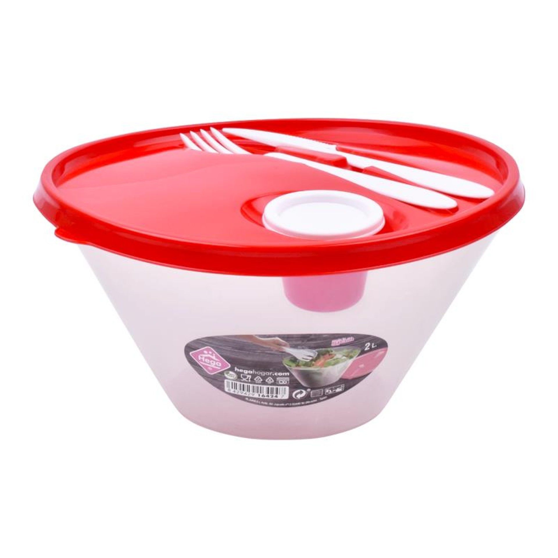 CAIXA PLASTICO RED C TAMPA. 2 L 17575
