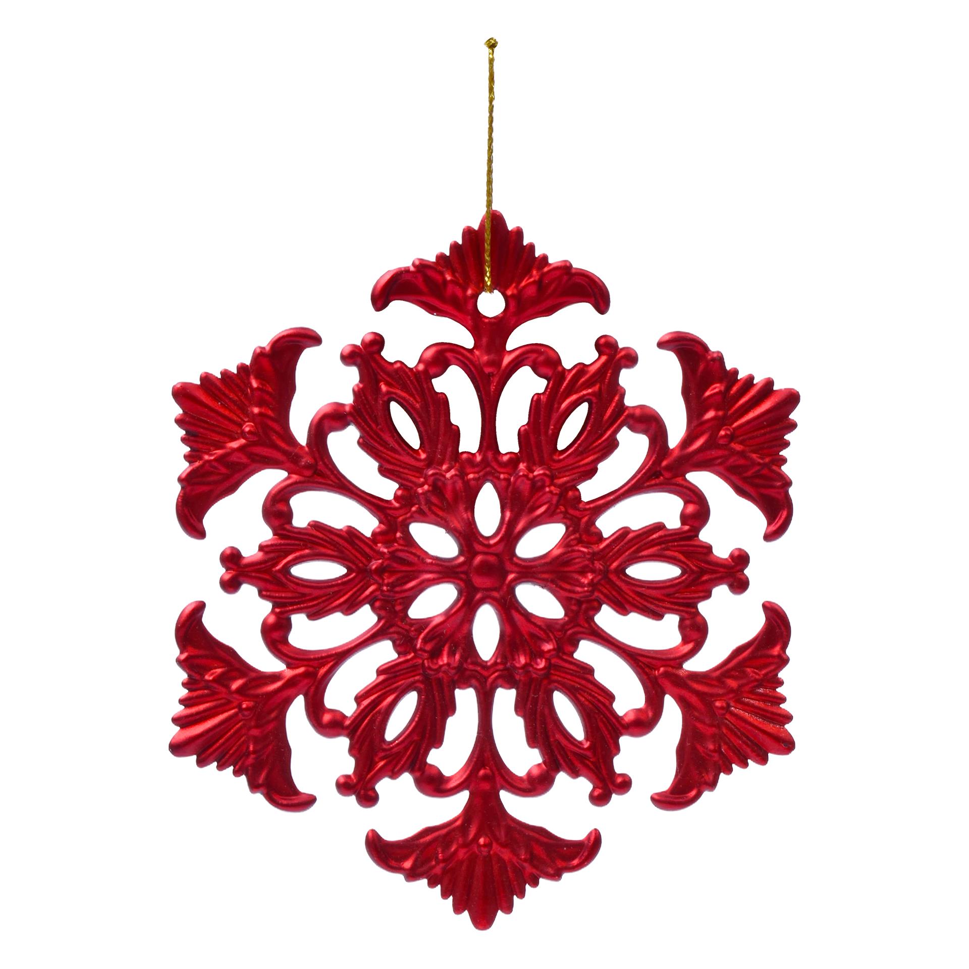 PENDURANTE ESTRELA/FLORO VERMELHO