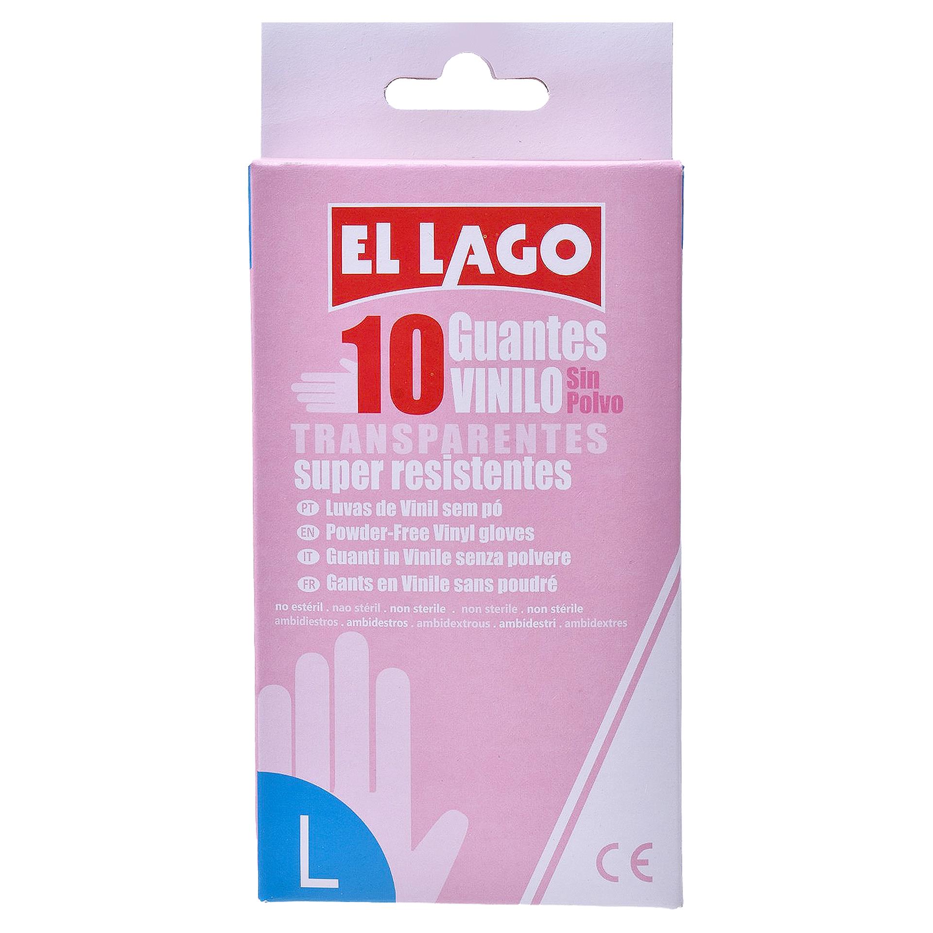 LUVAS VINIL 10UN GRD CX168 LUVAS VINIL 10UN GRD CX168