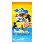 TOALHA PRAIA 70X140CM 2841-000-02 CX60