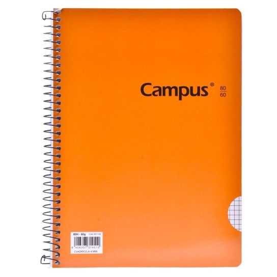CADERNO CAMPUS A5 QUADR 60GR ESPIRAL CADERNO CAMPUS A5 QUADR 60GR ESPIRAL