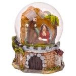 ESFERA VIDRO PAI NATAL 4,5CM