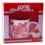 SET CANECA E COLHER 8,2X6,8 2645-108-03 CX96