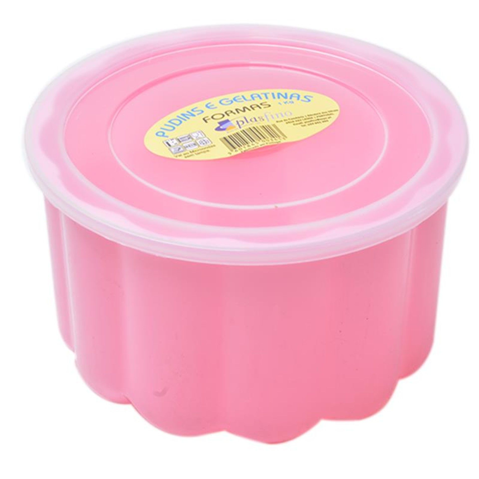PLASTICO FORMA PUDIM 1KG PLASTICO FORMA PUDIM 1KG