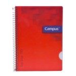 CADERNO CAMPUS PP ESPIRAL A5 QUADR 90GR