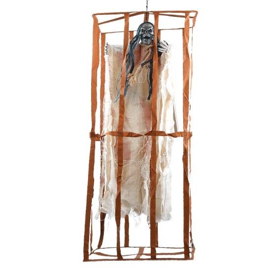 FANTASMA HALLOWEEN JAULA 70CM 1289-401 FANTASMA HALLOWEEN JAULA 70CM 1289-401