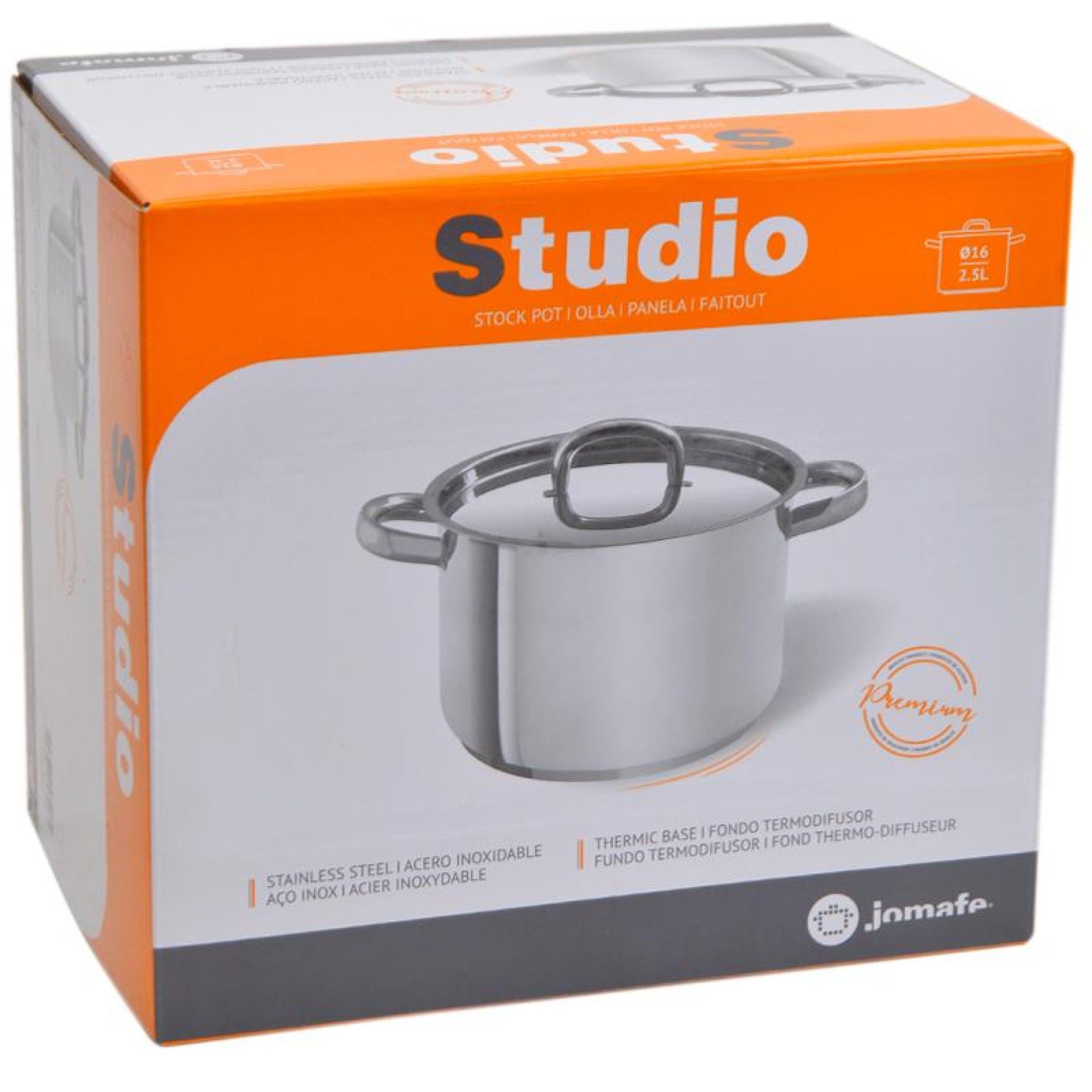 PANELA JOMAFE AÇO INOX 16 PANELA JOMAFE AÇO INOX 16