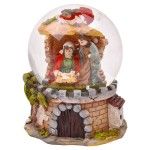 ESFERA VIDRO PAI NATAL 4,5CM