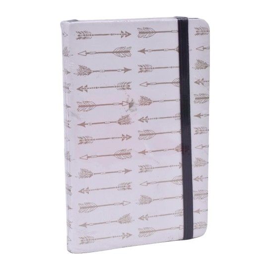 NOTEBOOK 90X140 GOLD WHITE NOTEBOOK 90X140 GOLD WHITE