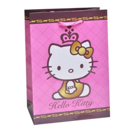 SACO PAPEL H. KITTY 13X8X18CM SACO PAPEL H. KITTY 13X8X18CM