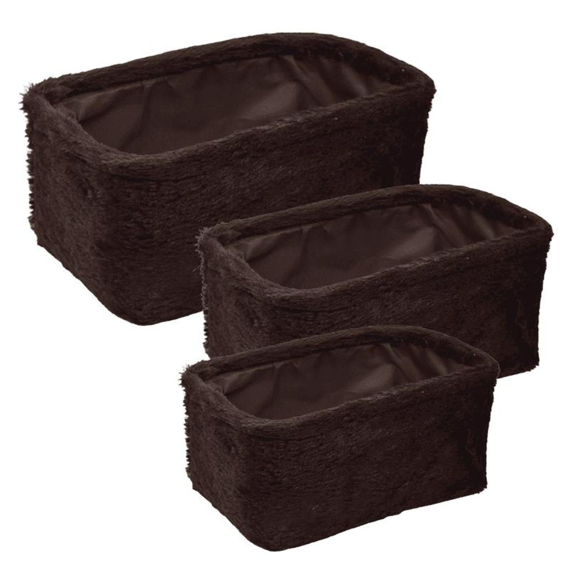 CONJ. 3 CESTOS RETANG. 27X20X12CM CONJ. 3 CESTOS RETANG. 27X20X12CM