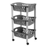 PLASTICO CARRO COZINHA 3 CESTOS