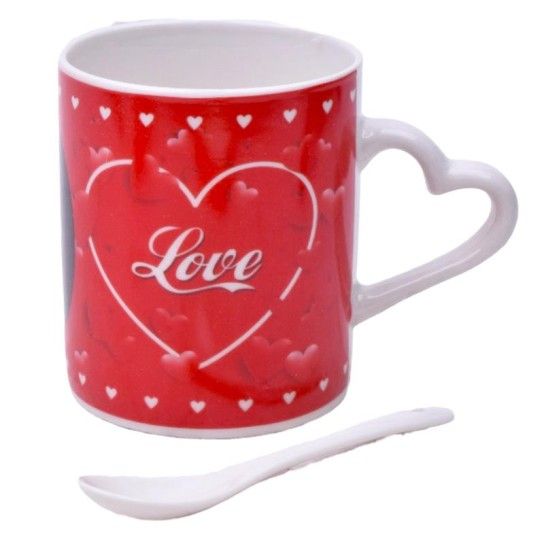 SET CANECA E COLHER 8X9,5 2645-106 CX72 SET CANECA E COLHER 8X9,5 2645-106 CX72