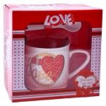 SET CANECA E COLHER 8,2X6,8 2645-108-05 CX96