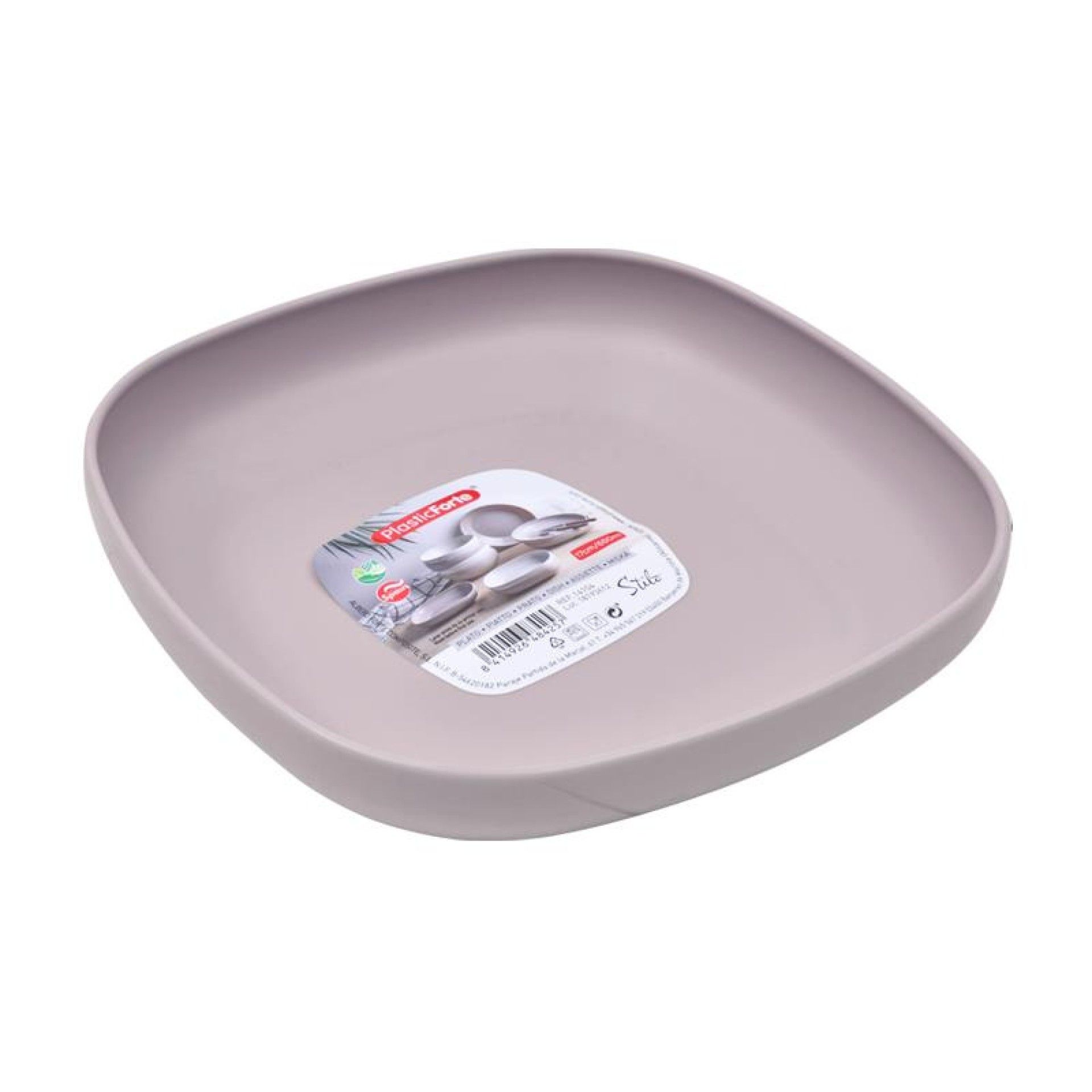 PRATO QUADRADO STILO CORES 13CM 300 ML PRATO QUADRADO STILO CORES 13CM 300 ML