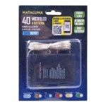 SERIE NATAL 40MICROLED BRANCO 4,3MT REC