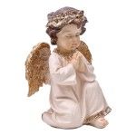 ANJO RESINA EM ORACAO C/ LUZ