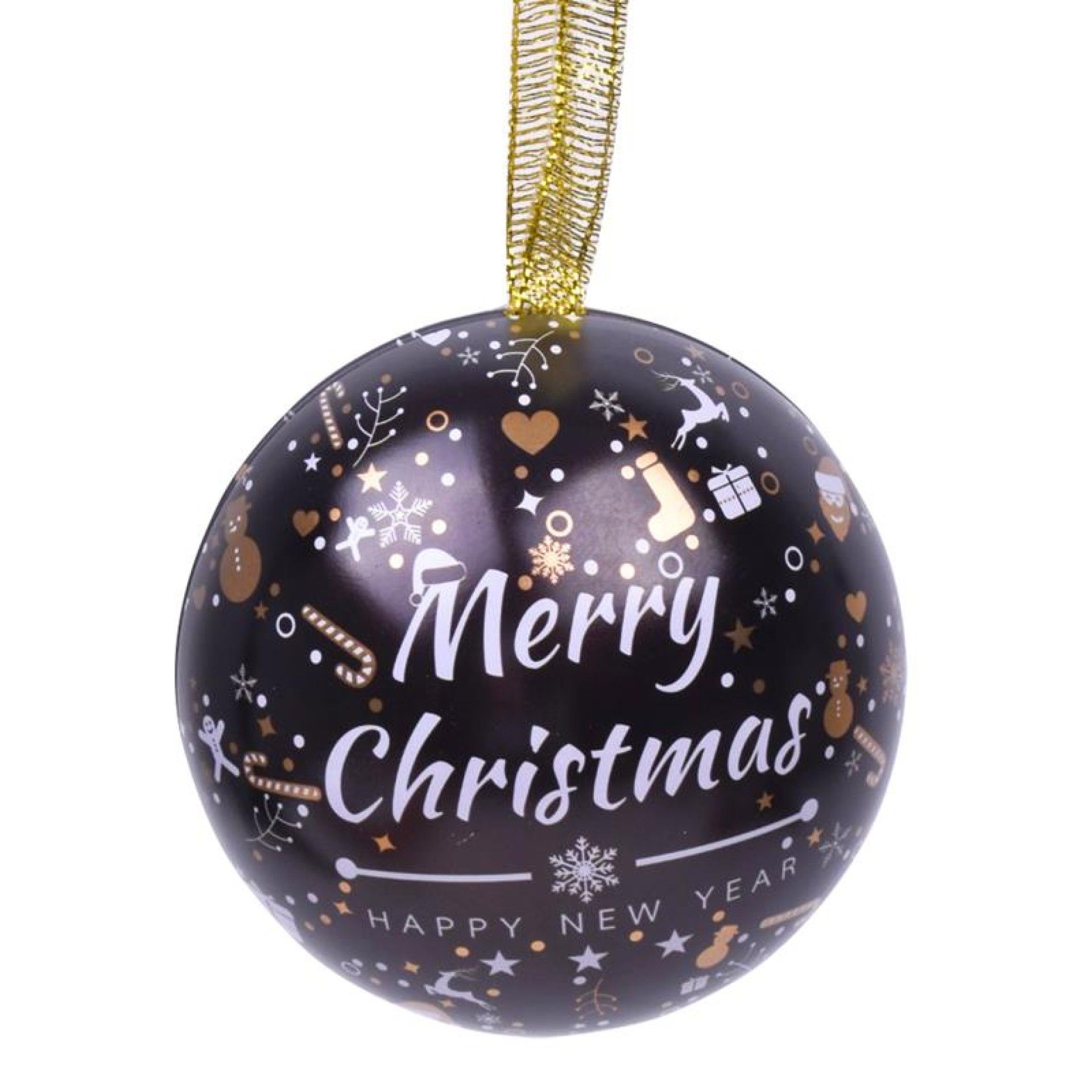 BOLA METAL NATAL 6.5CM 612-600 CX100 BOLA METAL NATAL 6.5CM 612-600 CX100