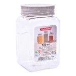 RECIPIENTE  CLASSIC QUADRADO 500ML PET SO
