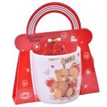 SET CANECA E COLHER 7,2X7,2  2645105-06 CX96