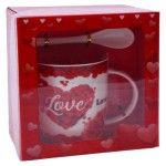 SET CANECA E COLHER 8,5X9 2645-110-01 CX72