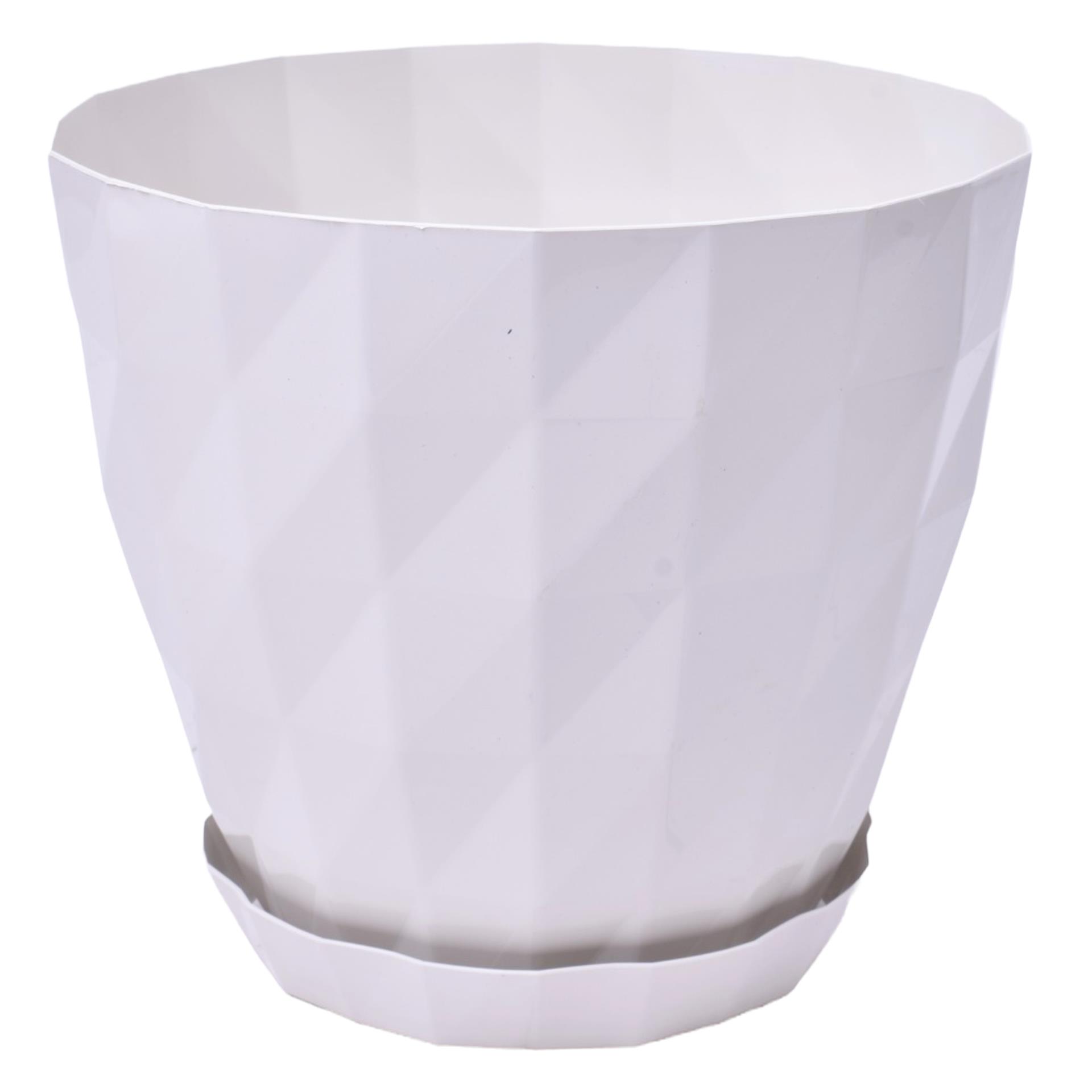 VASO C/PRATO 16X16X14,5CM KRT3 510-24 CX36 VASO C/PRATO 16X16X14,5CM KRT3 510-24 CX36