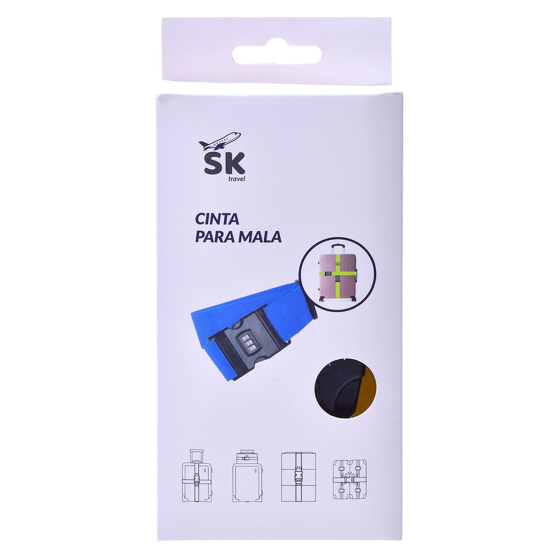 CINTO BAG C/CADEADO 180X5CM 2866-055CX168 CINTO BAG C/CADEADO 180X5CM 2866-055CX168