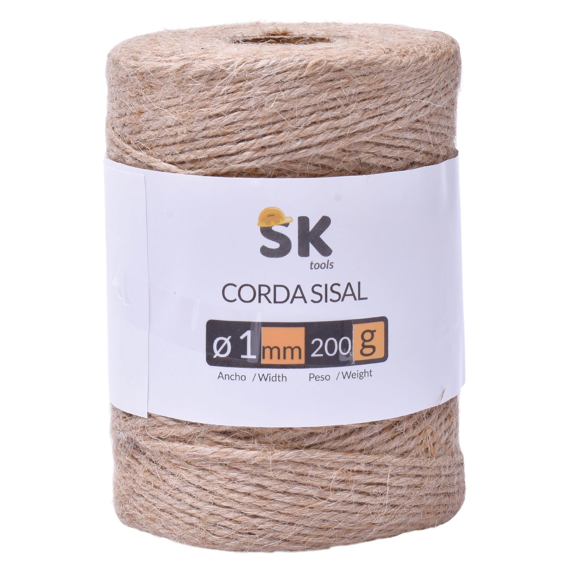 CORDA SISAL 1MM 200G 2796710-01 CX72 CORDA SISAL 1MM 200G 2796710-01 CX72