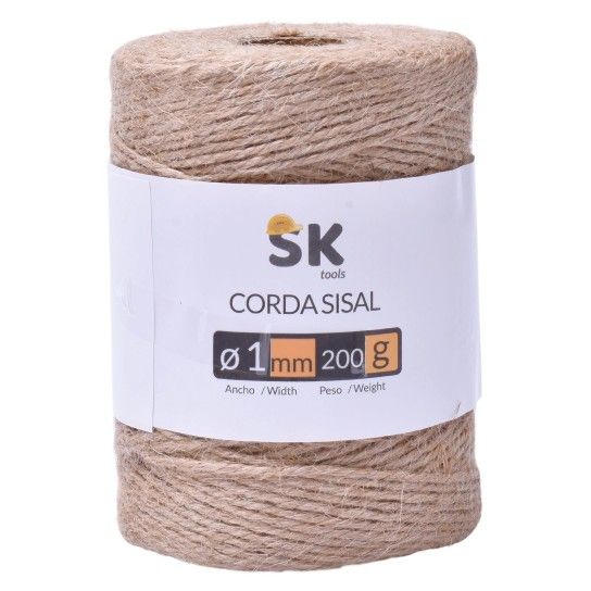 CORDA SISAL 1MM 200G 2796710-01 CX72 CORDA SISAL 1MM 200G 2796710-01 CX72