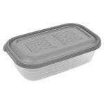 PLASTICO CAIXA RET. 600ML ELEGANCE C. SORT