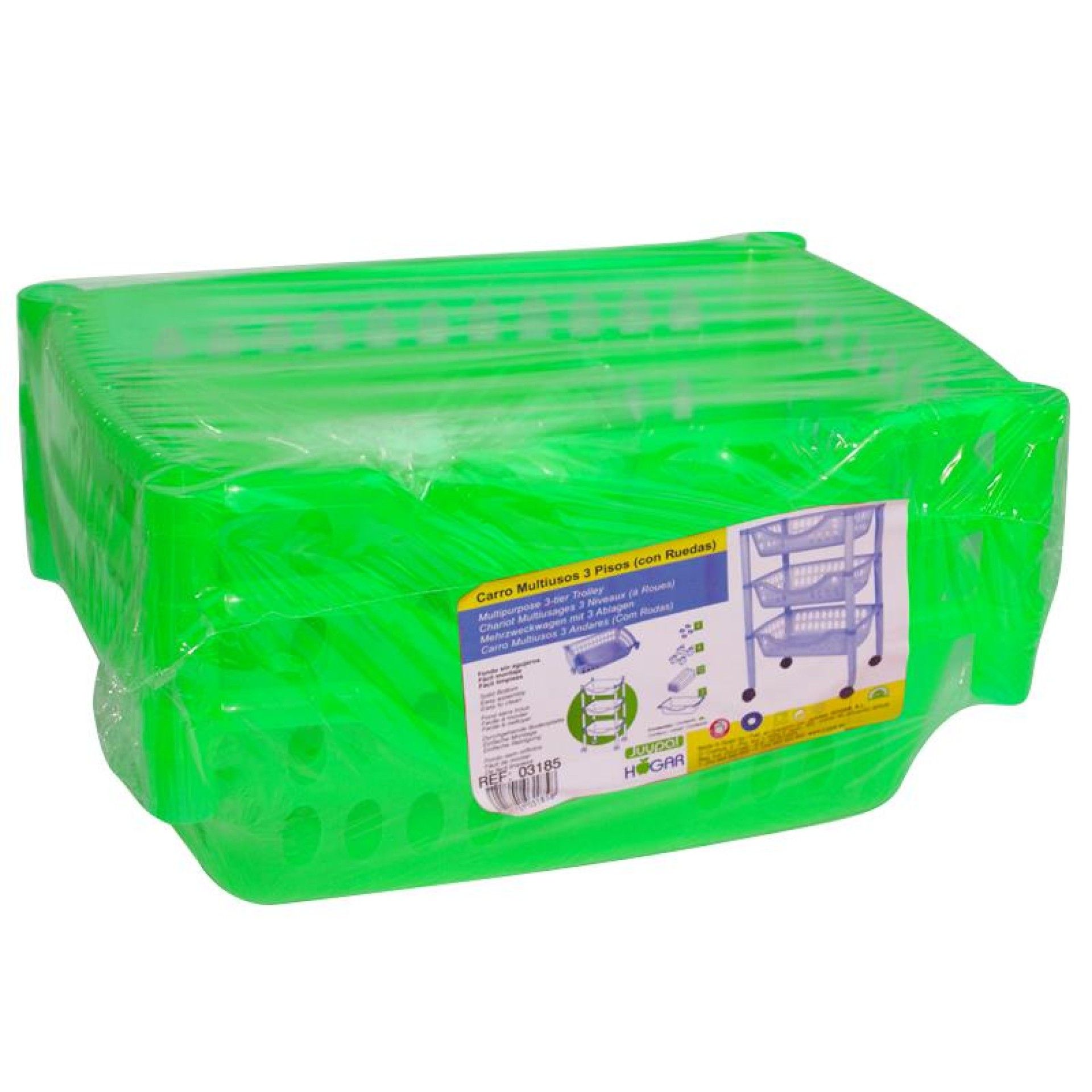 CARRO MULTIUSOS PLASTICO AZUL 05185 CX8 CARRO MULTIUSOS PLASTICO AZUL 05185 CX8
