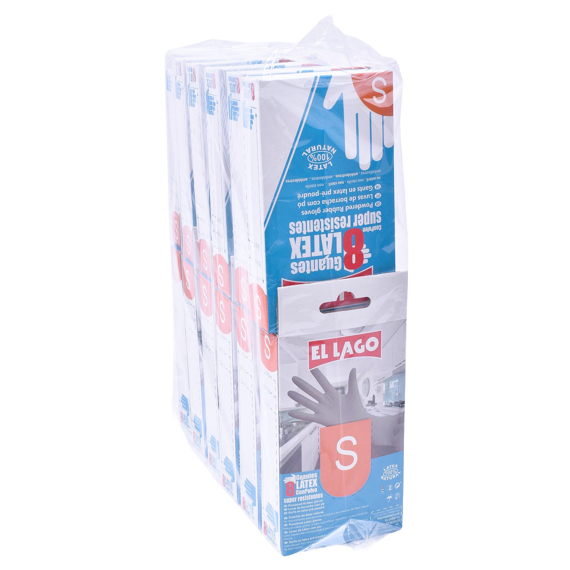LUVAS LATEX 8UNID. T.P. LUVAS LATEX 8UNID. T.P.
