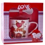 SET CANECA E COLHER 8,2X6,8 2645-108-01 CX96