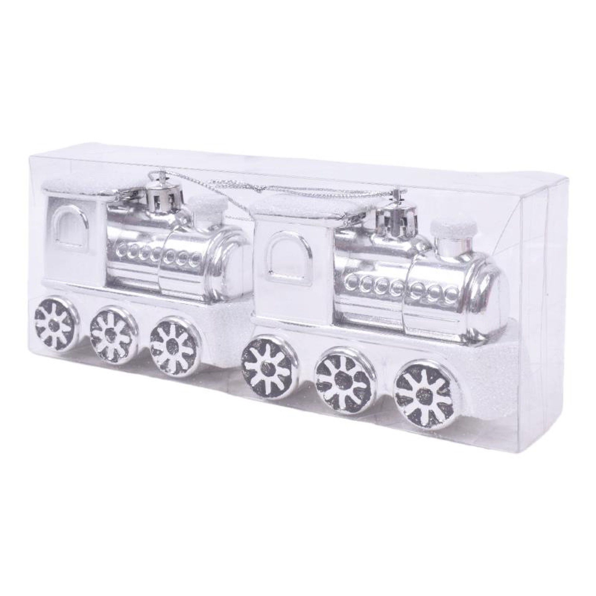CJ. 2 LOCOMOTIVAS NATAL 7CM P/PEND CJ. 2 LOCOMOTIVAS NATAL 7CM P/PEND