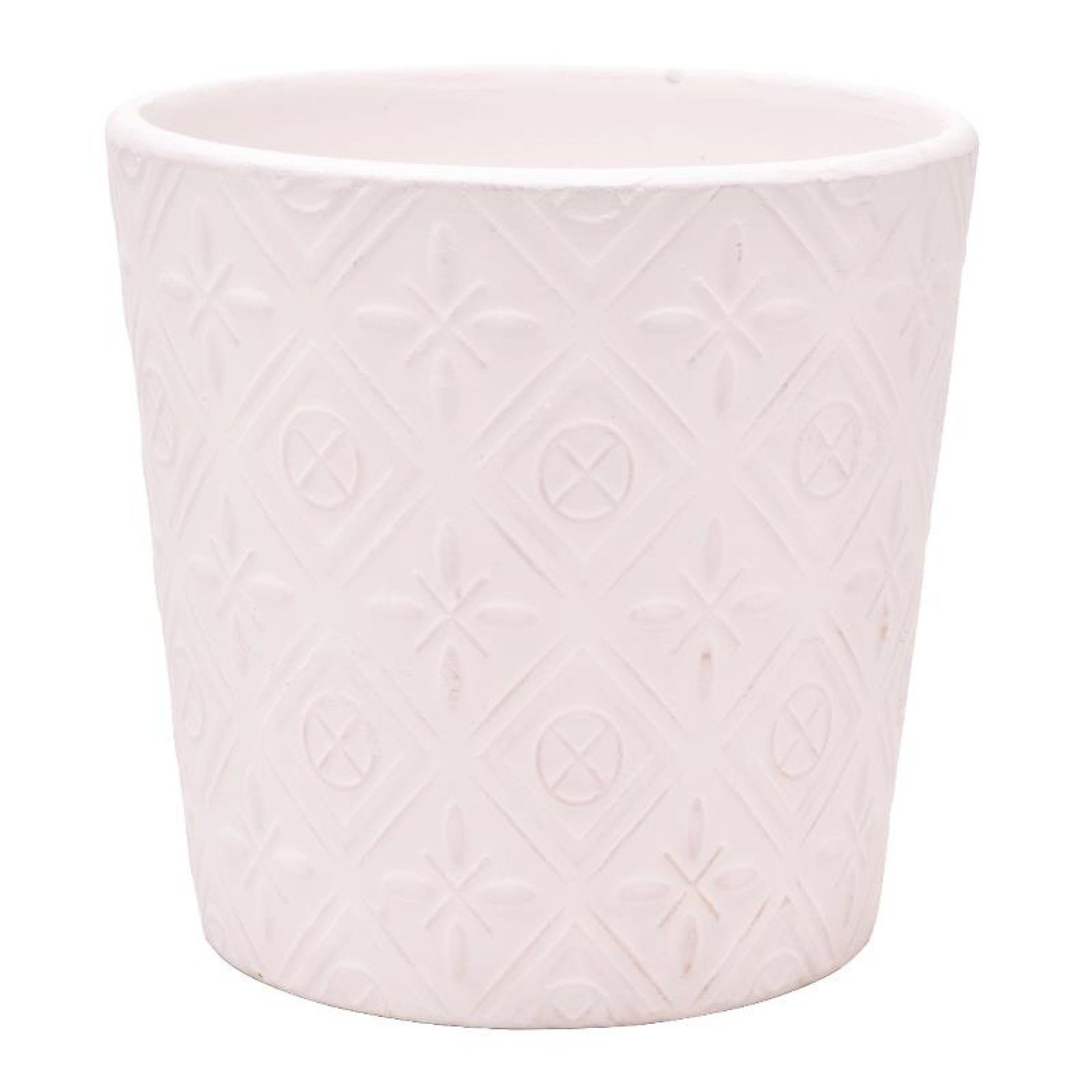 VASO CERAMICA BRANCO 25215