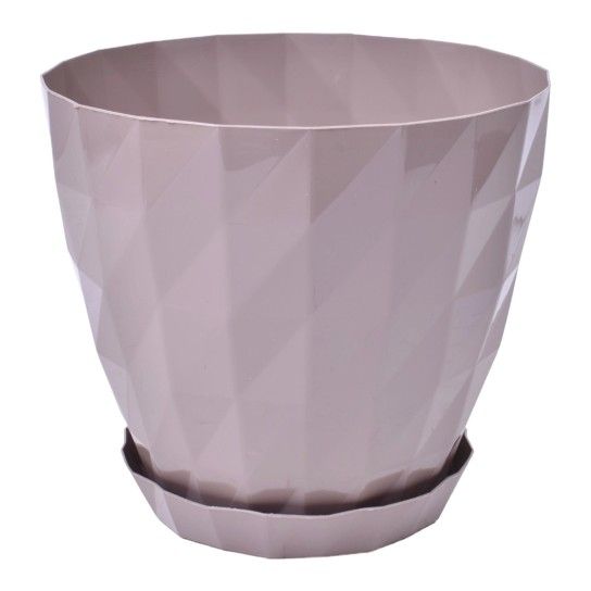 VASO C/PRATO18,8X18,8X16,8 KRT4 510-28 CX36 VASO C/PRATO18,8X18,8X16,8 KRT4 510-28 CX36
