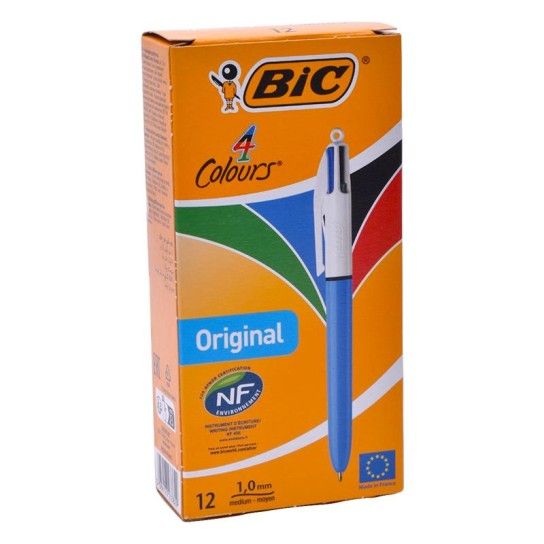 CANETA BIC 4 CORES CX 12 CANETA BIC 4 CORES CX 12