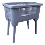 CESTO ROUPA C PES SORT 2 COL BRA-CIN CX8