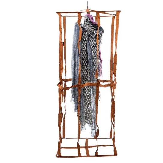 FANTASMA HALLOWEEN JAULA 70CM 1289-401 FANTASMA HALLOWEEN JAULA 70CM 1289-401