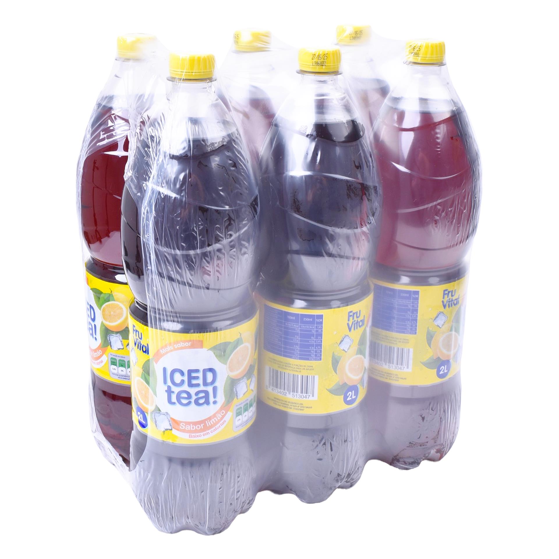 FRUVITAL ICED TEA LIMAO 6X2L FRUVITAL ICED TEA LIMAO 6X2L
