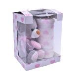 MANTA POLAR 90X75CM C/PELUCHE 2531-050-01